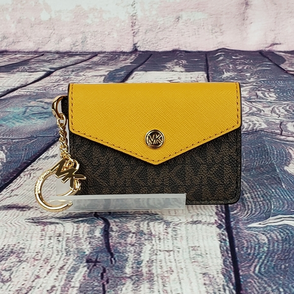 Michael Kors Handbags - Michael Kors Kala SM Key Ring Card Case Wallet